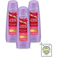Unilever 3 x Andrélon Conditioner Levendige Kleur - 200 ml - Vorratspackung - 3 Stücke