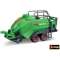 Bburago Metalltrachtor Fendt 1050 + 3 Landwirtschaftliche Anhänger
