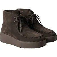 Calvin Klein Schnürboots "FLATF LACE UP APR CUT BOOT" Schnürstiefelette, Plateauboots mit Mokassin-Naht