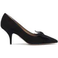 Salvatore Ferragamo Ferragamo Damenschuhe mit Absatz, schwarz, aus Wildleder - Größe 8