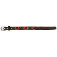 Lexhis 2.5 Cm Leather Navajo Hundehalsband