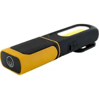 Schwaiger WLED0080, LED, IP43, Schwarz, Gelb, Hängende Arbeitsleuchte