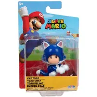 JAKKS Pacific Nintendo Super Mario Figur Cat Toad, 6,5 cm