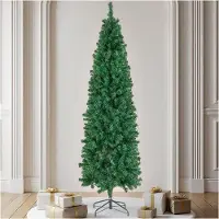 Famanu Kunst-Weihnachtsbaum mit Metallständer - Realistisch und Stabil - Einfach Aufzustellen