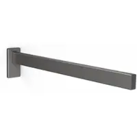 Zack Handtuchhalter Linea grau, Designer Design, 4x8x42 cm