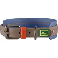 Hunter Pet - Halsband Havanna - Hundehalsband Gr XS/S - 22-30 cm taupe /blau