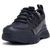 FitFlop Neo-D-Hyker Outdoor-Sneaker aus Leder-Mix BLACK 36