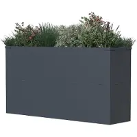 Westmann Pflanzkübel "Metall "Talus" in S, M, L oder XL" Anthrazit, in verschiedenen Größen erhältlich
