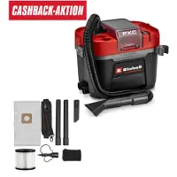 Einhell Nass-Trocken-Akkusauger "TP-VC 18/10 Li BL L-Solo", schwarz (rot, schwarz), B:25cm H:32cm T:34,5cm, Akkusauger, ohne Akku und Ladegerät, Nass-Trocken-Akkusauger