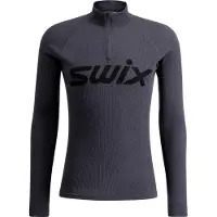 Swix RaceX Merino Half Zip, Herren, dunkelgrau