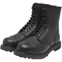 Brandit Boot Uni Fur Phantom Boots 10 Eyes schwarz Basics Leder EU42