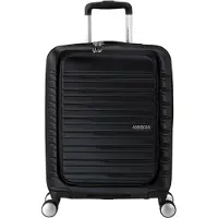 American Tourister Flashline Spin. 55/20 Frontloader Cabin Trolley shadow black