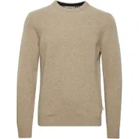 Casual Friday Strickfleece-Pullover "Strickpullover CFKarl", Herren, Gr. M, silber (silber mink melange), Obermaterial: 80% Wolle WO. 20% Polyamid PA., normal, Pullover Strickfleece-Pullover