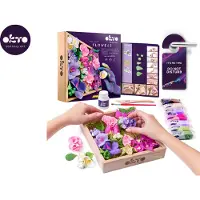 Okto Creative Art Kit Gestalten Sie Ihre Eigenen Blumen 3D Blumenbeet Diy Ciestolina 10013