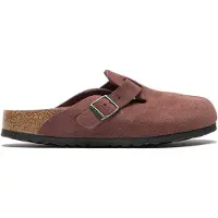 Birkenstock Unisex Boston Weiches Fußbett Wildleder Pepper Narrow-Schuhgröße 39
