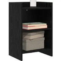 vidaXL Nachttische 2 stk. Schwarze Eiche 40 x 30 x 60 cm Holzwerkstoff