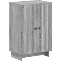 vidaXL Schuhschrank EDE 59,5 x 39,5 x 90 cm Holzwerkstoff Sonoma-Grau