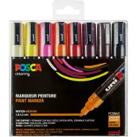 Posca Pc5m Mittlere Spitze Warme Farben 8 Stück (401670) Filzstift