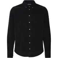 Casual Friday Langarmhemd "Langarmhemd CFAton", Herren, Gr. XL, N-Gr, schwarz (anthrazit schwarz), Obermaterial: 100% Baumwolle CO., normal, Hemden Langarmhemd