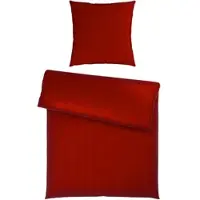 Premium Living Bettwäsche Xenia Streif Rot ca. 135x200cm