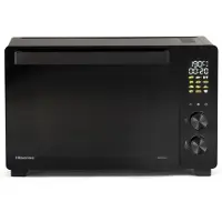 Hisense Mini-Backofen HOM30AF, 30 Liter, 1800 W, Umluftfunktion, digitales Bedienfeld, Schwarz
