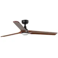 Faro DC Deckenventilator Heywood L Schwarz mit LED & Fernbedienung 132
