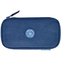 Herlitz beatBox ABC Blue/Turquoise, Weiches Federmäppchen, Polyester, Dunkelblau, Türkis, Muster, Reißverschluss, Erwachsene/Kinder
