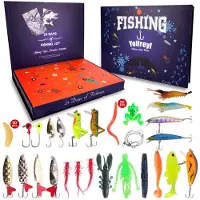 Dripio Angel-Adventskalender 2025 – 24 Köder für Angler