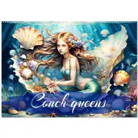CALVENDO Conch-Motive (Wandkalender 2027, DIN A2, Querformat), 12-Monats-Wandkalender