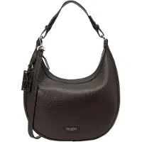 Marc O'Polo Leder Umhängetasche Schultertasche Bellilo Crossbody Bag Burnt Coffee dunkelbraun