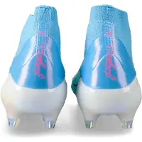 Adidas Fußballschuhe F50 Sparkfusion Elite Mid Cut Firm Ground "Semi Blue Burst / Cloud White / Lucid Pink" für Damen