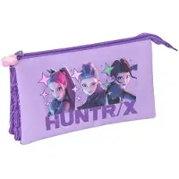 Safta Kpop Demon Hunters Battle triple pencil case