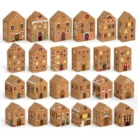 Dripio Adventskalender 24 Pfefferkuchenhäuschen zum Selbstbefüllen