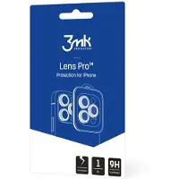 3mk Protection Lens Protection Pro iPhone 15 6.1" niebieski/blue Ochrona na obiektyw aparatu z ramką montażową