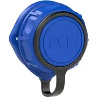 Pce 20341-9b Schutzkontakt-Anbausteckdose oval fb mit Deckelband IP66/68 (blau) 203419b