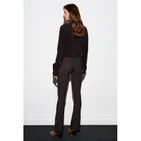 Dilvin Hochtaillierte Schlagleggings mit Knopfdetails