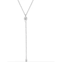 Bibei Damen-Halskette mit Schleife aus 925 Sterling Silber und Zirkonia BICLL022
