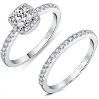 Bibei Ewiger Glanz Damenring 925 Sterling Silber BIAN021