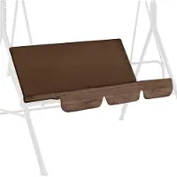 Lubgitsr Schaukelauflage Ersatzbezug 150x50cm Gartenschaukel Sitzkissen Bezug 190T Polyester Wasserdicht Mehrfarbig