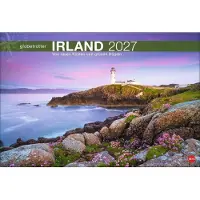 Merkloos Wandkalender 2027 – Beeindruckende irische Landschaften, Format XL