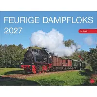 Merkloos Poster-Kalender 2027 – Leistungsstarke Lokomotiven, 44 x 34 cm