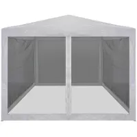 Merkloos Pavillon mit Netzwänden für Veranstaltungen