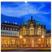 Merkloos Kalender: Stimmungsvolles Dresden 2027 - 30 x 30 cm