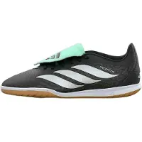 Adidas Fußballschuh PERFORMANCE "PREDATOR CLUB SALA KIDS, UMSCHLAGBARE ZUNGE", Kinder, Gr. 31, schwarz (core schwarz, silber metallic, pulse mint), Synthetik, Schuhe Fußballschuh, für Hallenboden