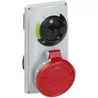 Pce 6024-6 CEE-Steckdose abschaltbar kompakt 32A 4p 6h IP44/IP54 60246