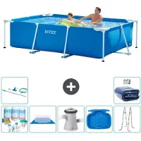 Intex Rechteckiger Frame Pool - 260x160x65 cm - 8-teilig S20039