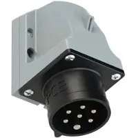 Pce 517-7v CEE-Wandgerätestecker 16A 7p 7h IP44/IP54 5177v