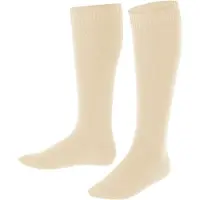 Falke Comfort Wool Kinder Kniestrümpfe, 31-34, Beige, Uni, Schurwolle