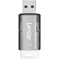 Lexar JumpDrive S60, 16 GB, USB Typ-A, 2.0, Dia, 8 g, Schwarz