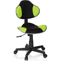 Hjh OFFICE KIDDY GTI-2 - Kinderdrehstuhl Schwarz / Grün